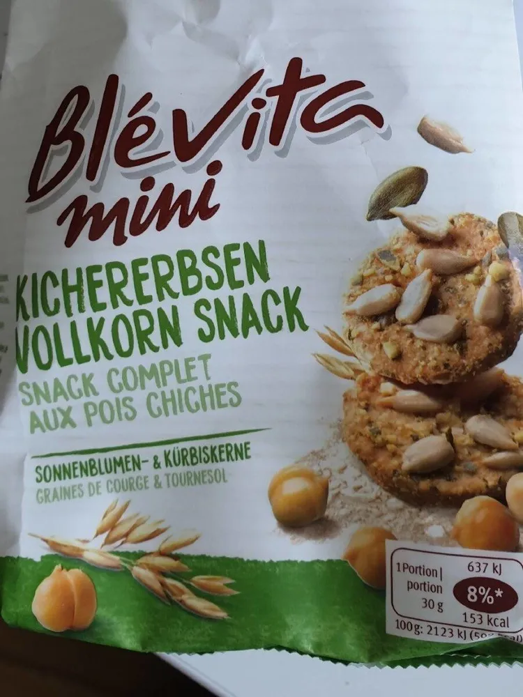 snack complet aux pois chiches