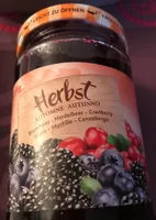 Confiture Automne Mûre, Myrtille, Canneberge