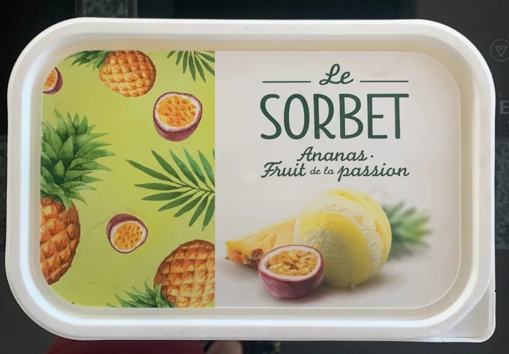 Le Sorbet Ananas et Fruit de la Passio
