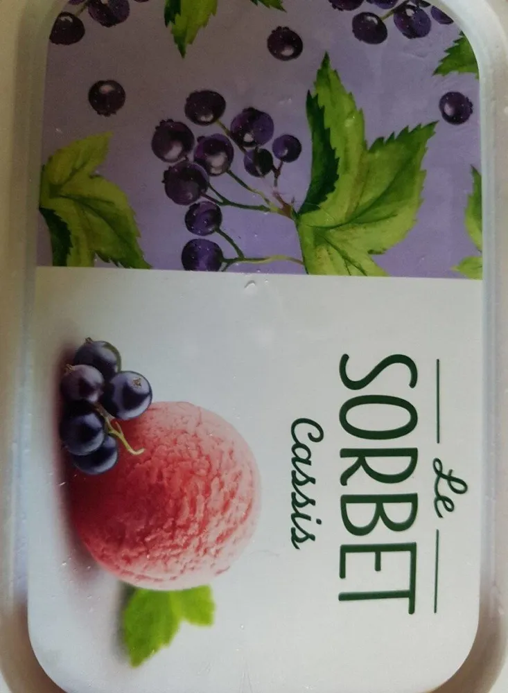 Sorbet cassis
