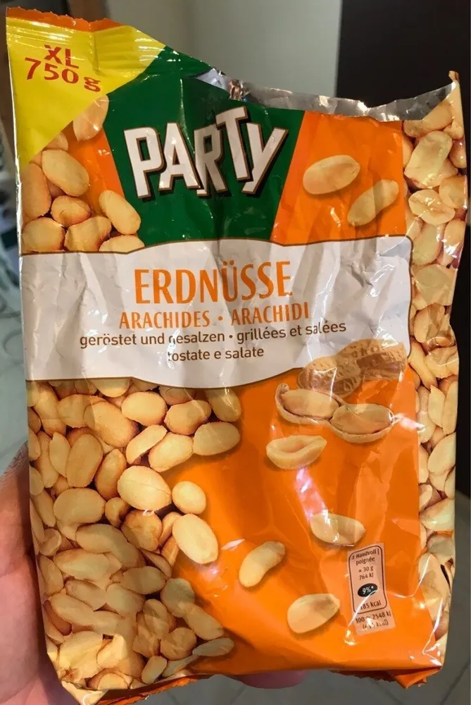 Arachides grillées et salées