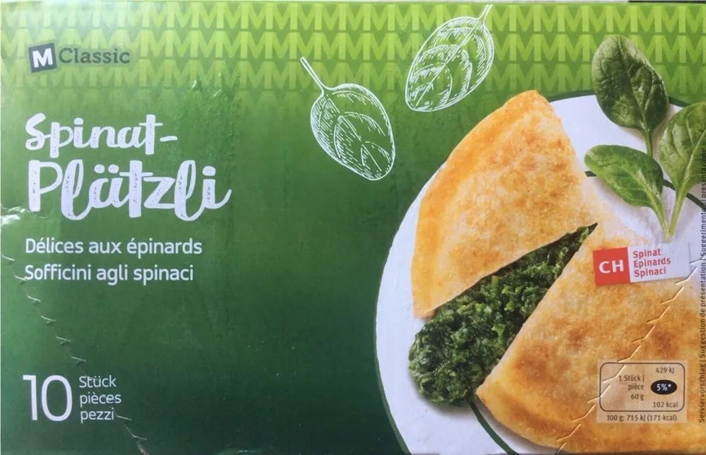 Délice aux épinard