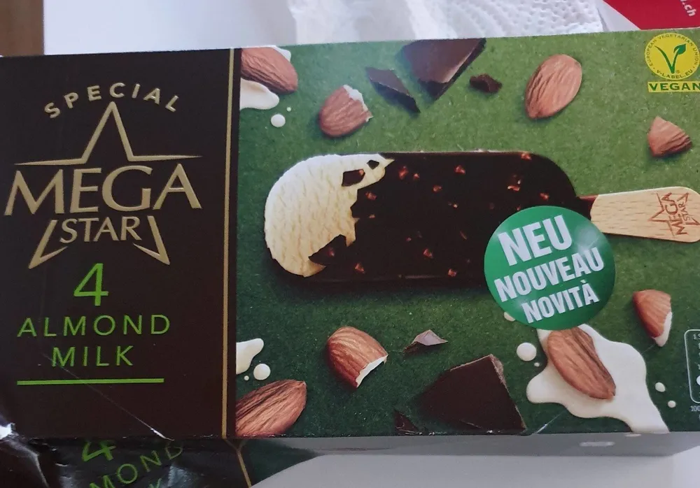 Mega Star almond milk
