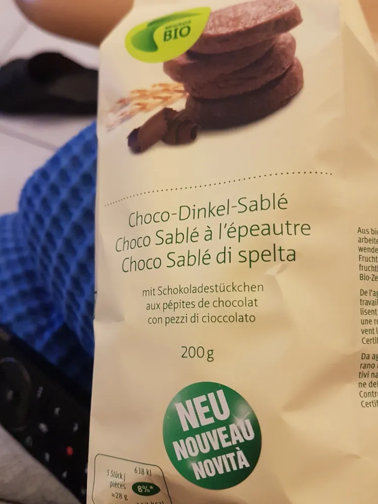 Choco Sablé à l'épeautre