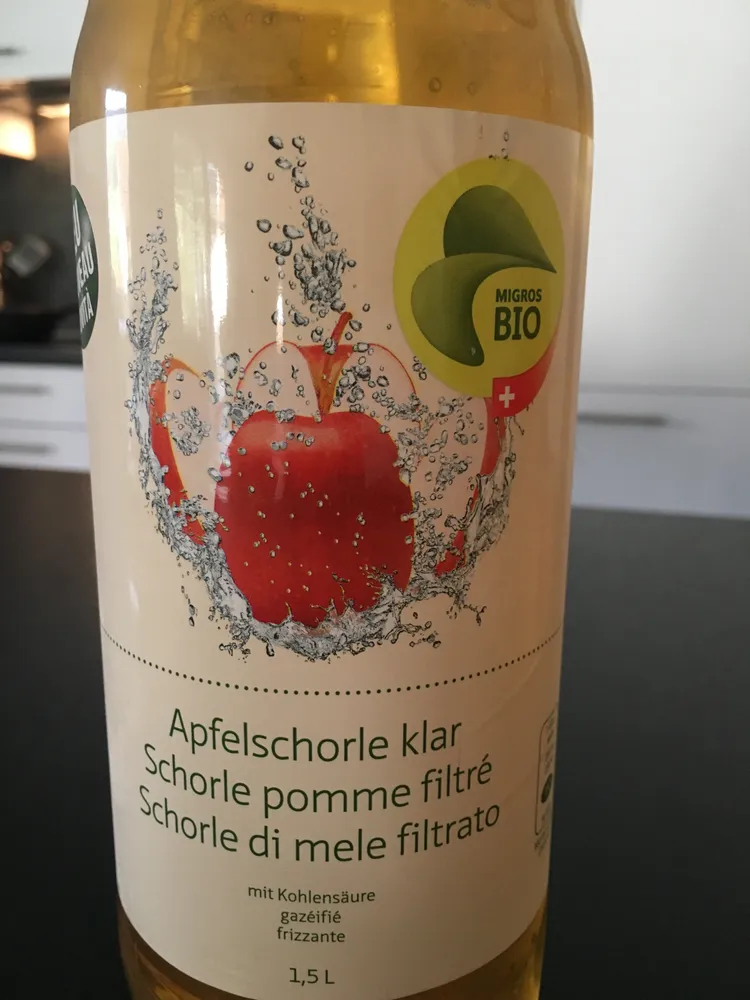Schorle pomme filtré