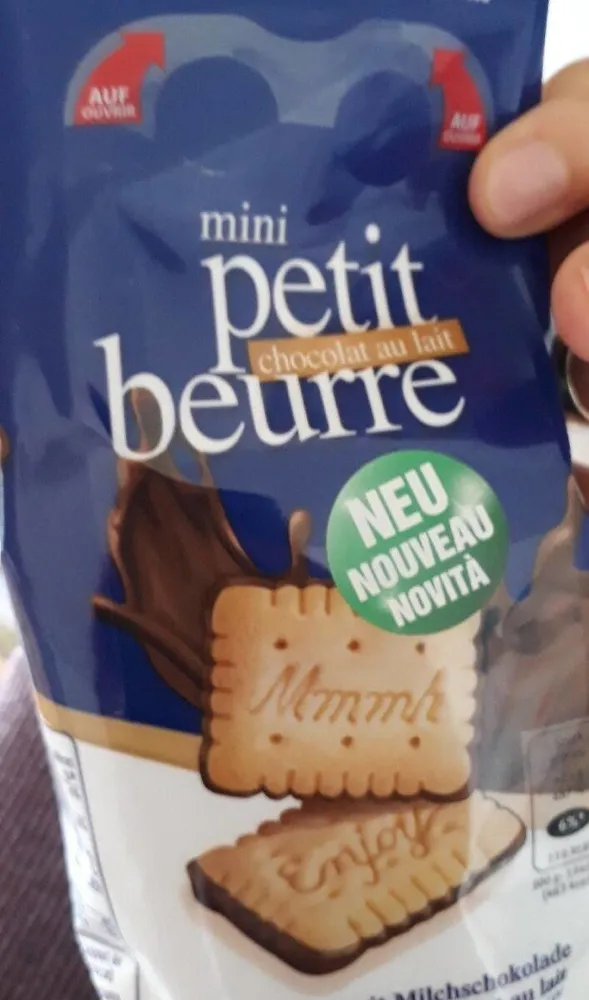 Mini petit beurre chocolat au lait