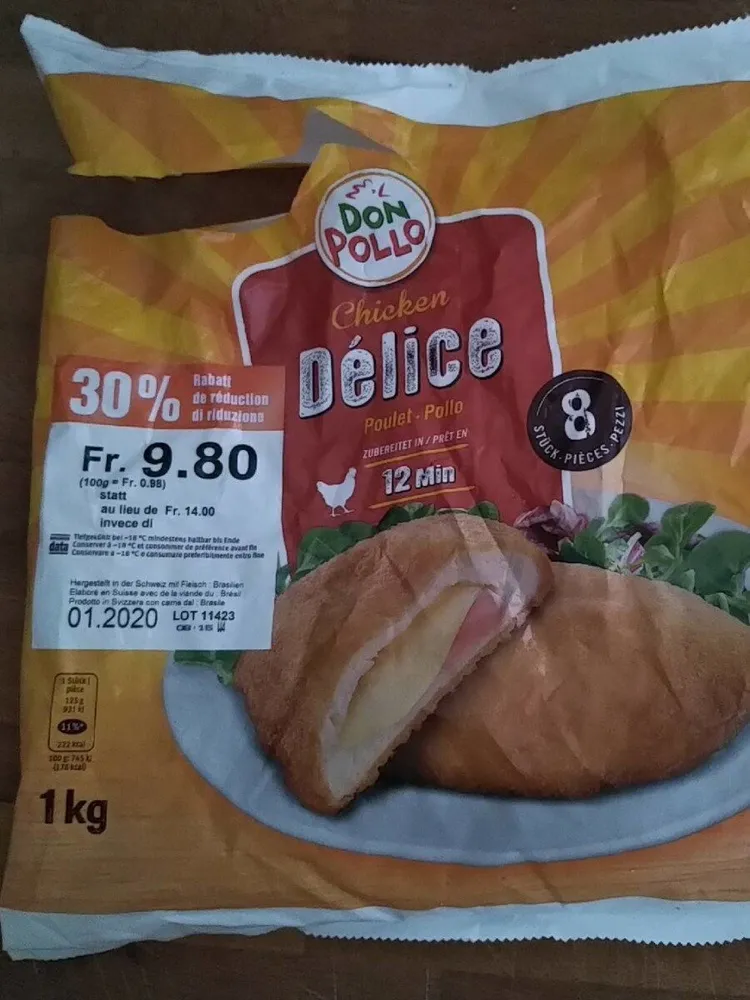 Poulet cordon bleu