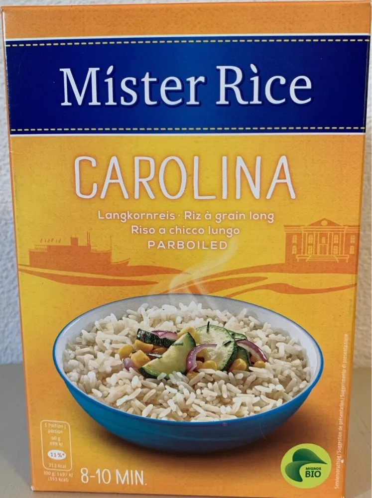 Carolina Riz à grains longs