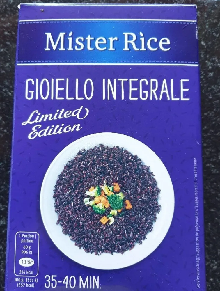 Mister Rice gioello integrale limited edition