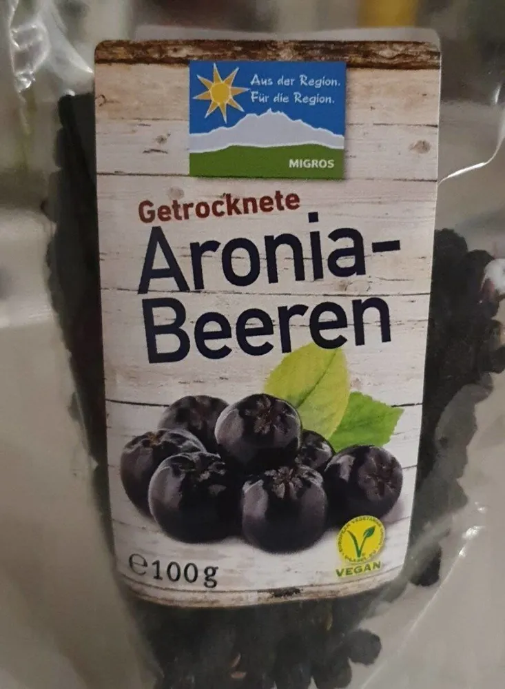 Getrocknete Aronia Beeren