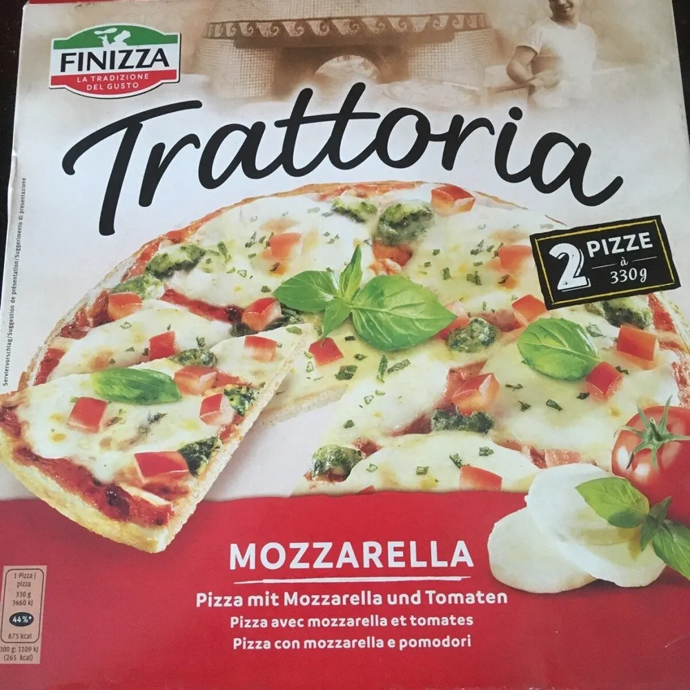Pizza Trattoria mozzarella