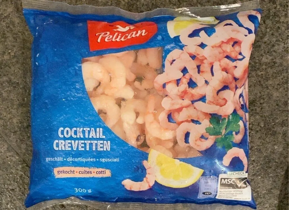 Crevettes congelés