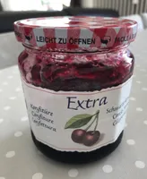 Extra Konfitüre schwarze Kirschen