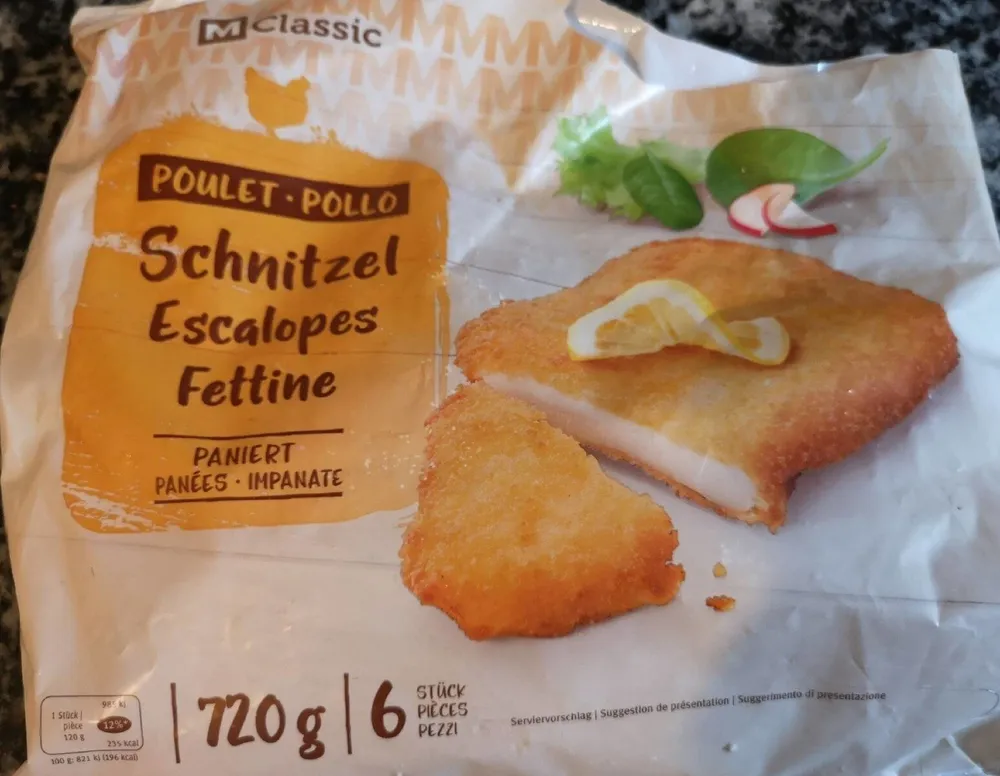 MClassic escalopes poulet
