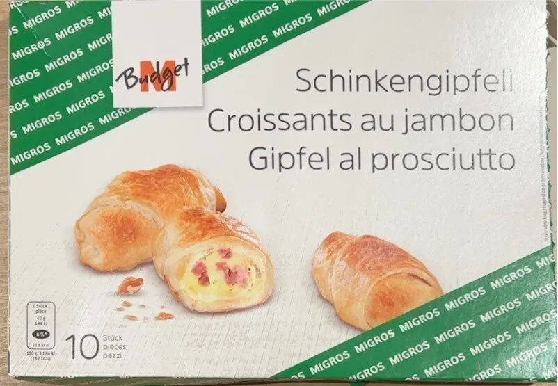 Croissants au jambon