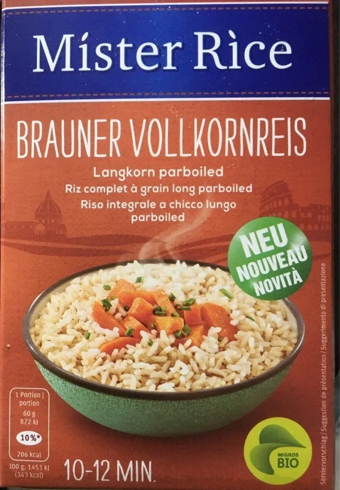 Riz complet a grain long