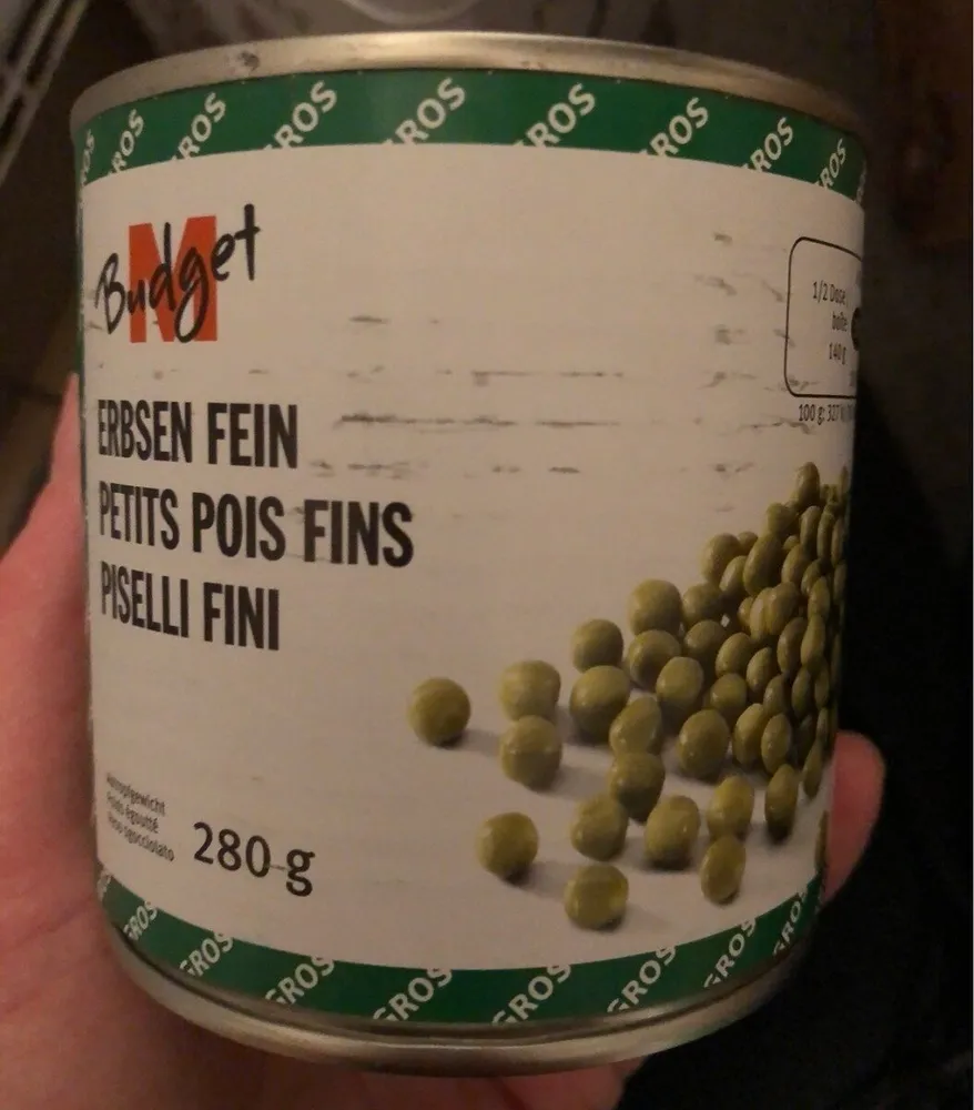 Petits pois fins
