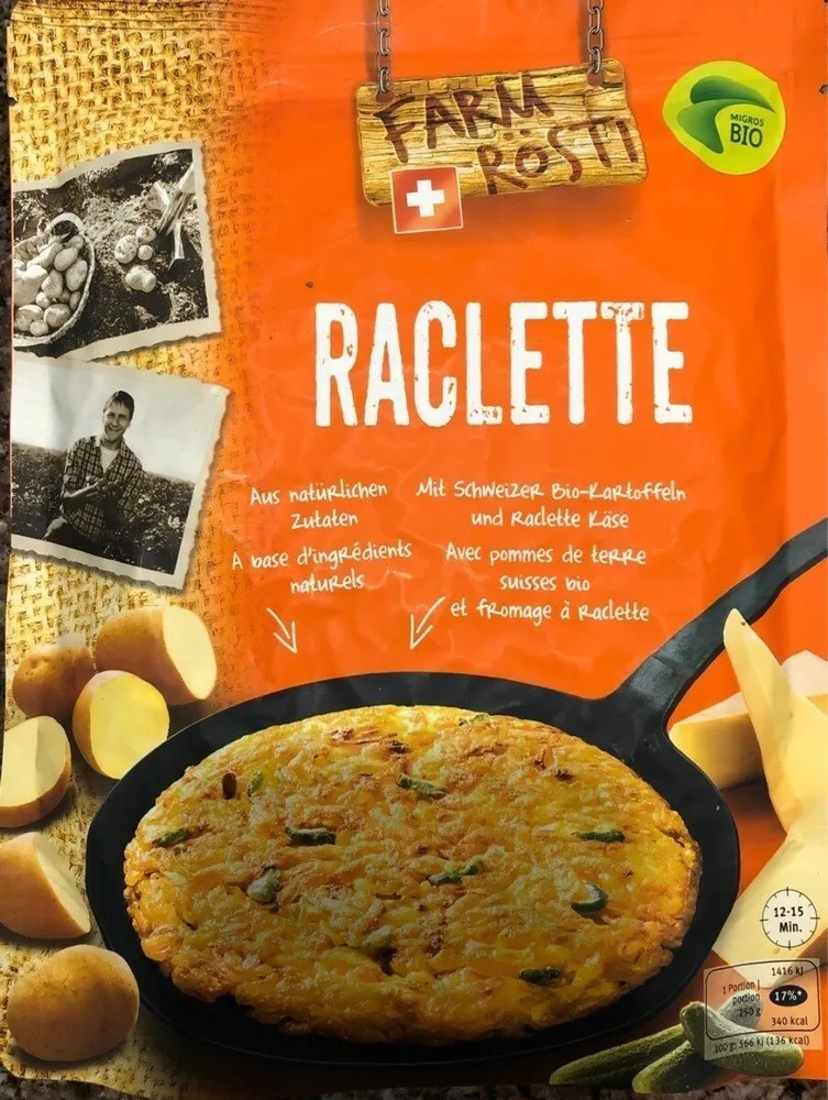 Farm rösti raclette