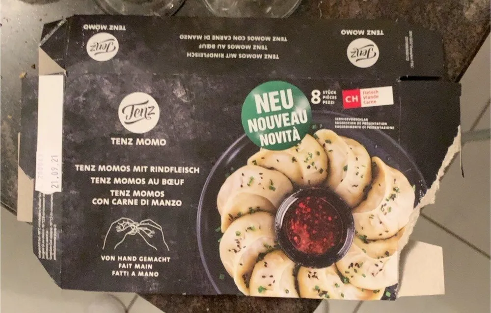 Tenz Momos mit Rindfleisch