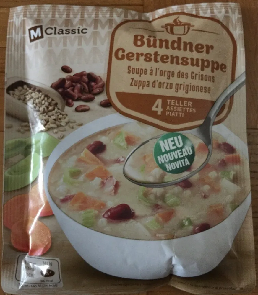 M Classic Soupe à l'orge des Grisons