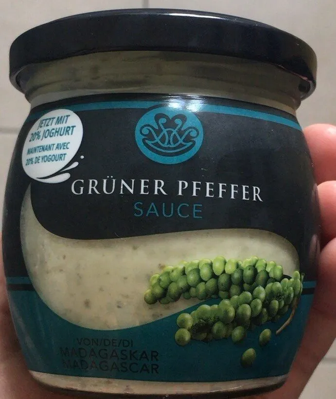 Sauce au poivre vert