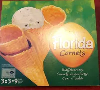 Cornets de gaufrette