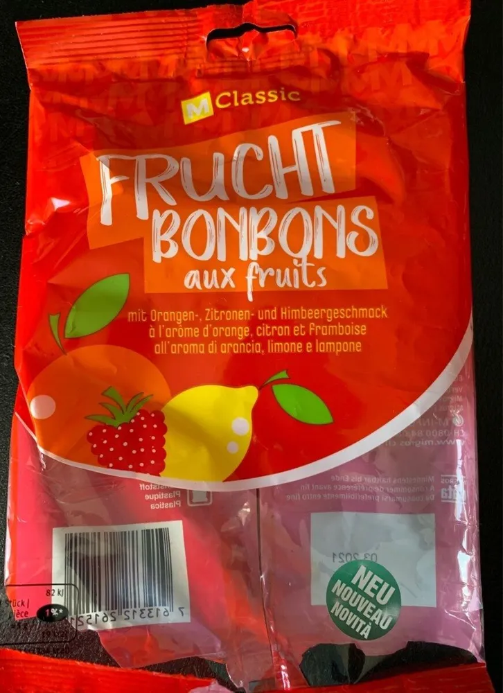 Frucht Bonbons aux fruits