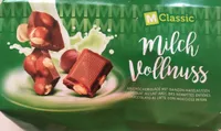 Milch Vollnuss