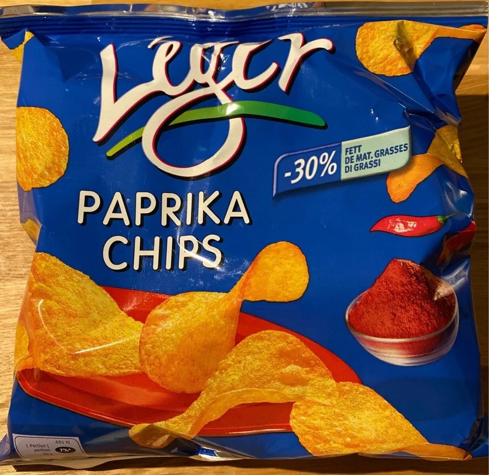 Léger Paprika chips