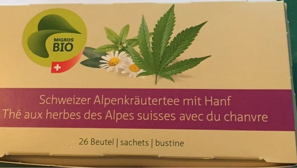 Schweizer Alpenkräutertee mit Hanf