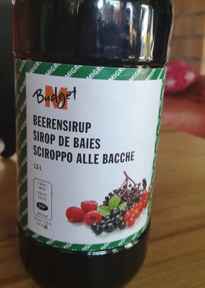 Sirop de baies