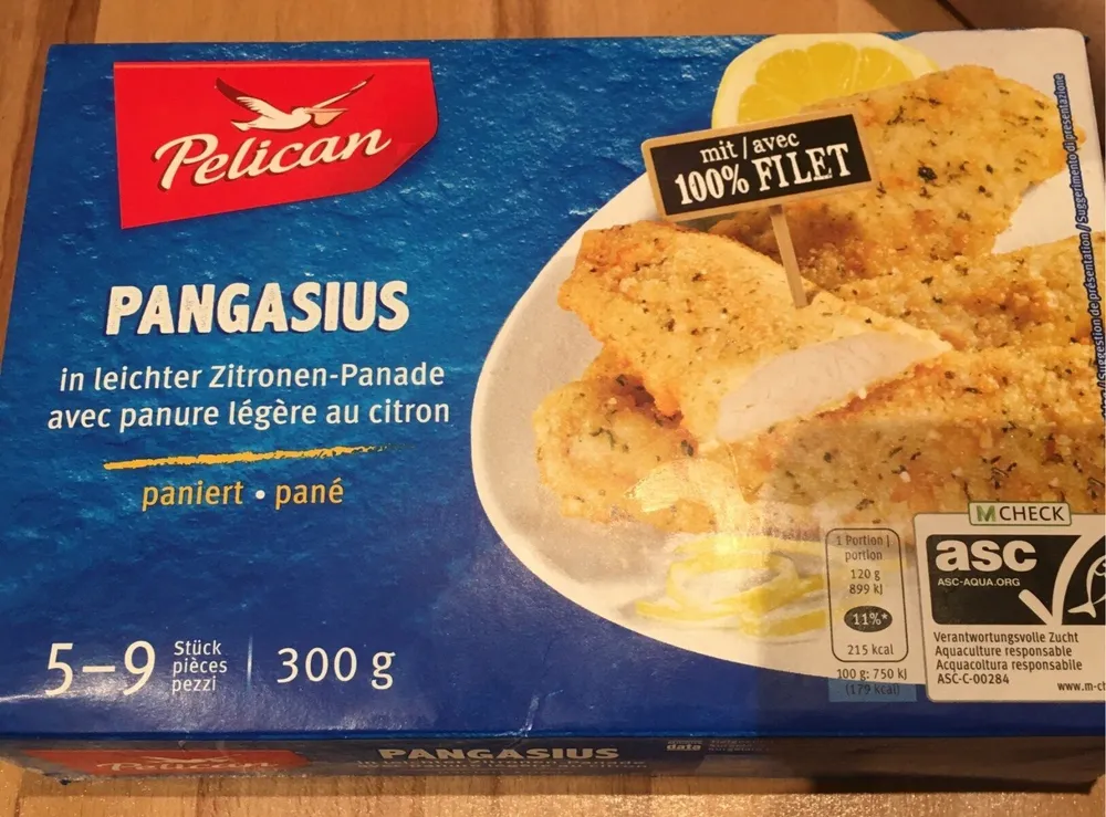 Pangasius avec panur au citron