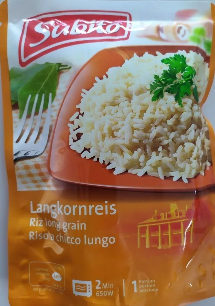 Riz long grain