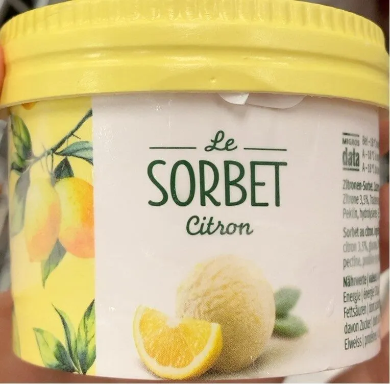 Le sorbet citron