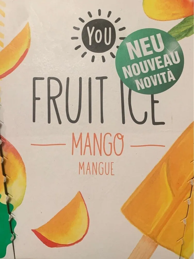Fruit ice mango
