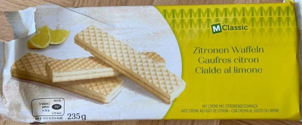Zitronen Waffeln / Gaufres citron / Cialde al limone