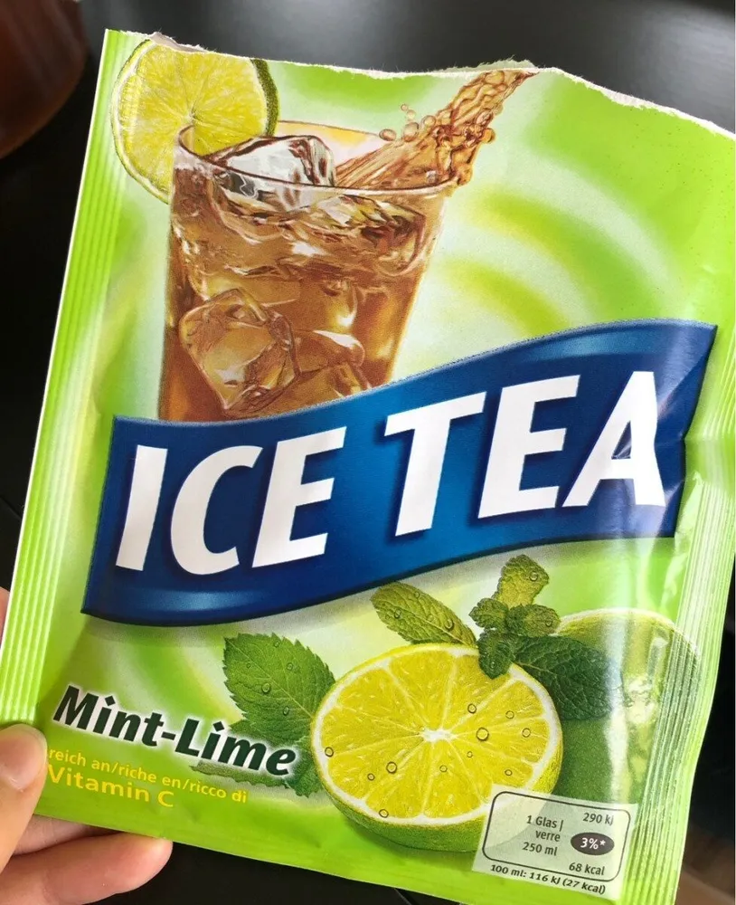 Ice tea mint-lime