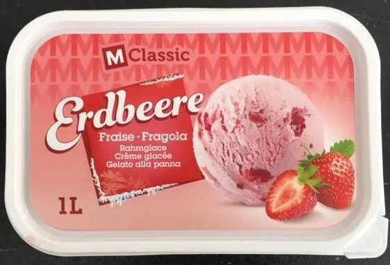 Erdbeerglace
