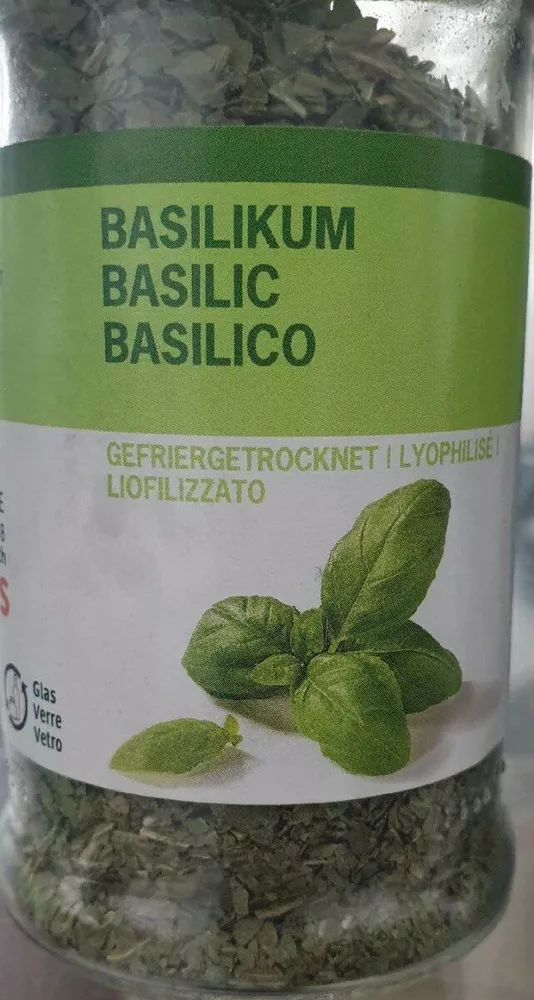 Basilikum gefriergetrocknet