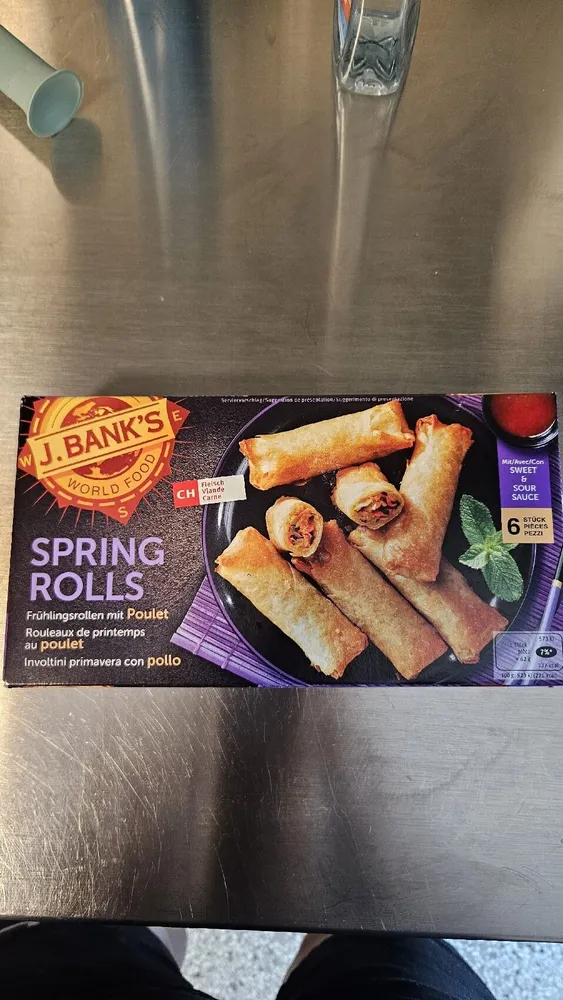 Spring Rolls - Frühlingsrollen mit Poulet