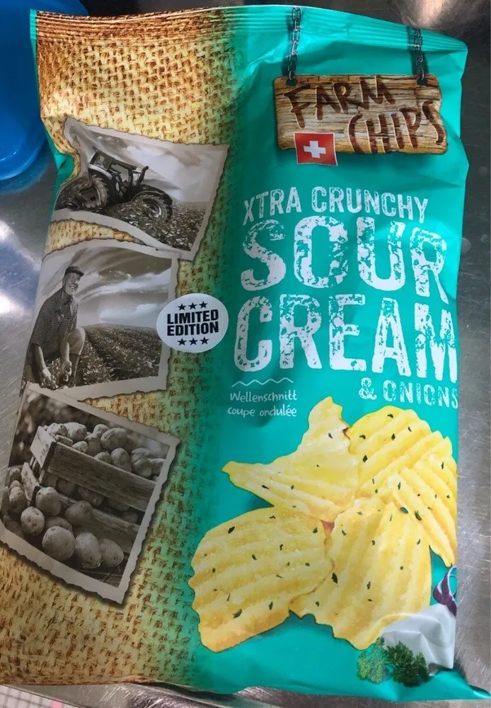 Extra crunchy sour cream & onions