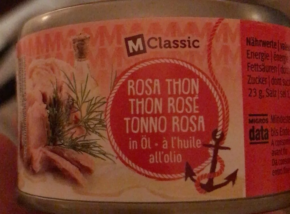 Tonno rosa in olio