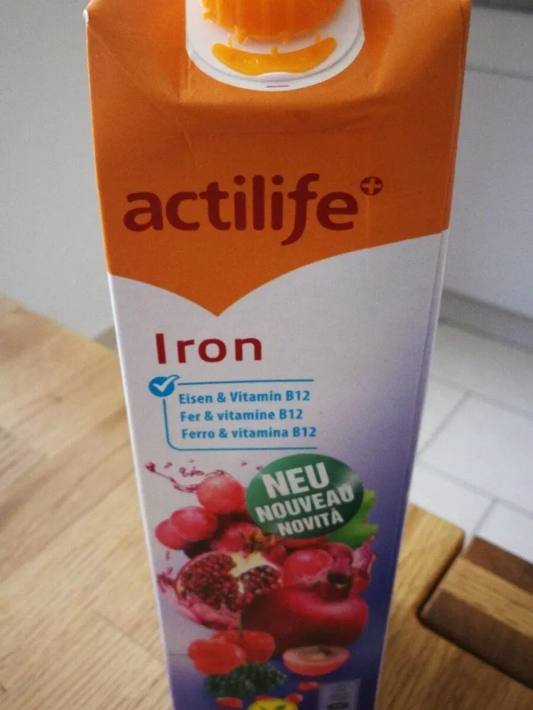 Jus de fruit Iron