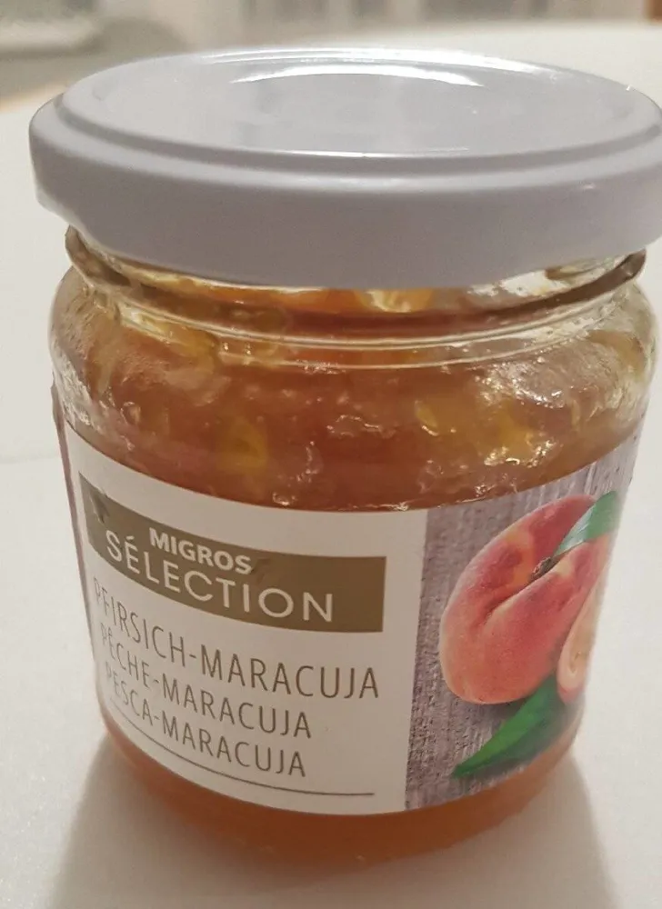 Konfitüre Pfrisich-Maracuja