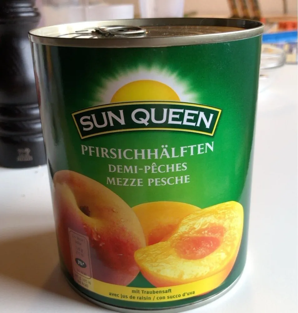 Pfirsichhälften