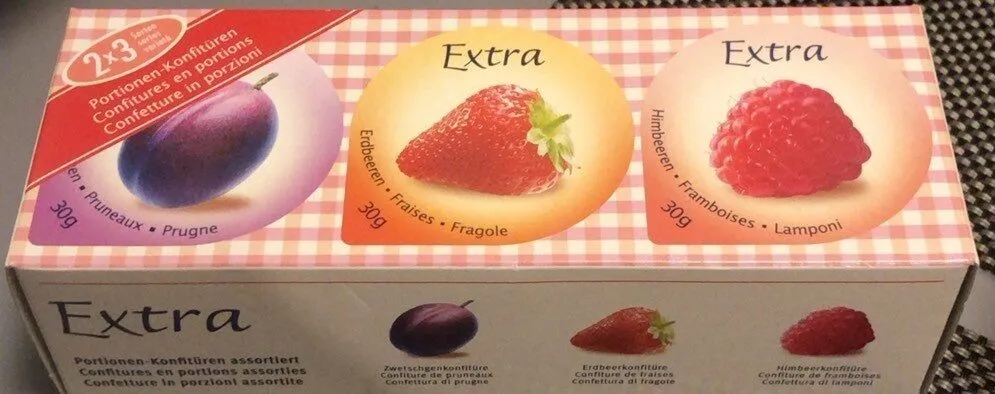 Extra Confitures en portions assorties