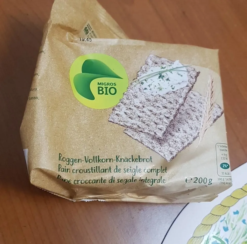 Pane croccante di segale bio