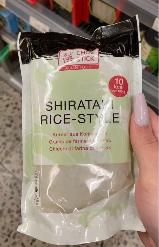 Shirataki rice style
