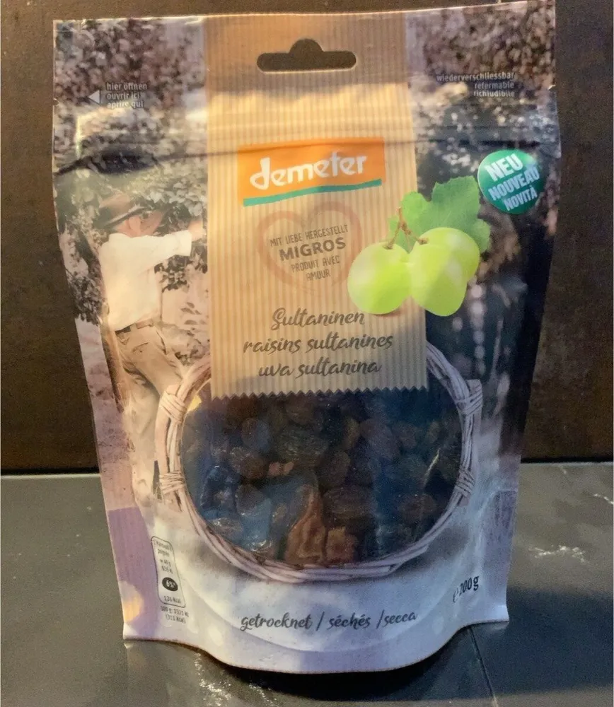 Raisins sultanines