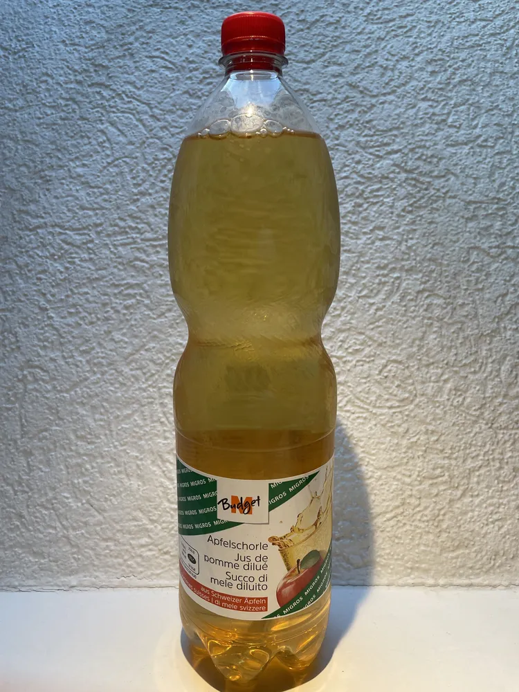 Jus de pomme de dilué